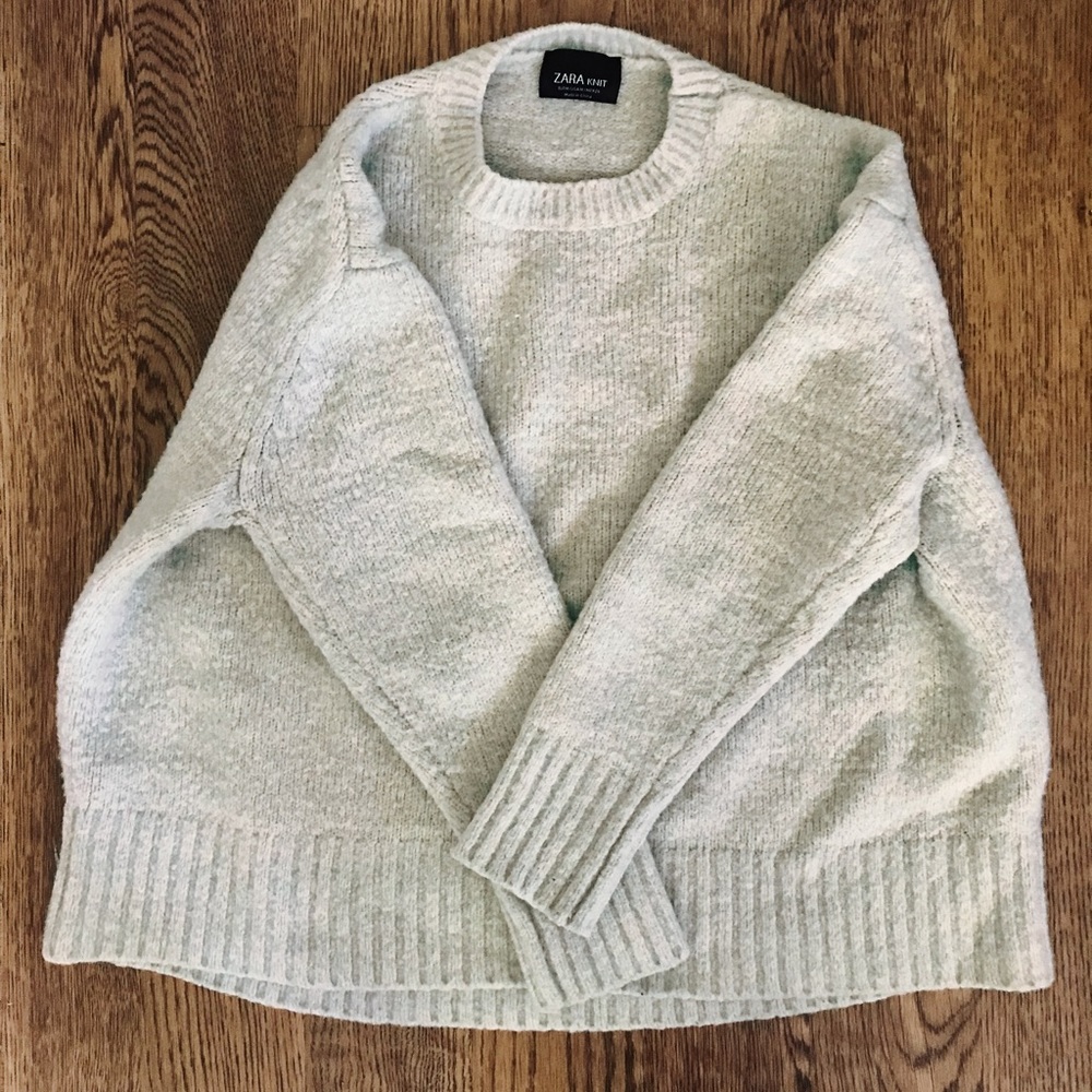 Beige ZARA sweater